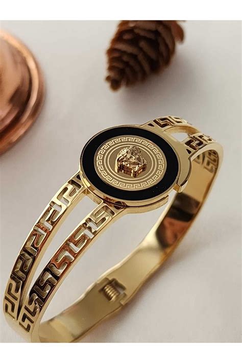 Versace Çelik Bileklik (Gold) Blk 211137 